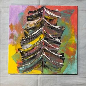 Abstract Multicolor Canvas Art
